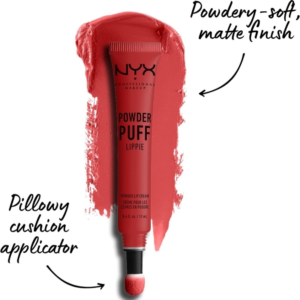 Nyx Powder Puff Lippie Powder Lip Cream 0.4 FL Oz PPL02 Puppy Love - NIB - Picture 9 of 10